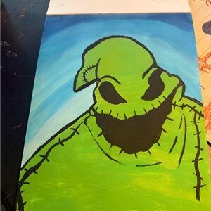 Green Abstract Art Canvas